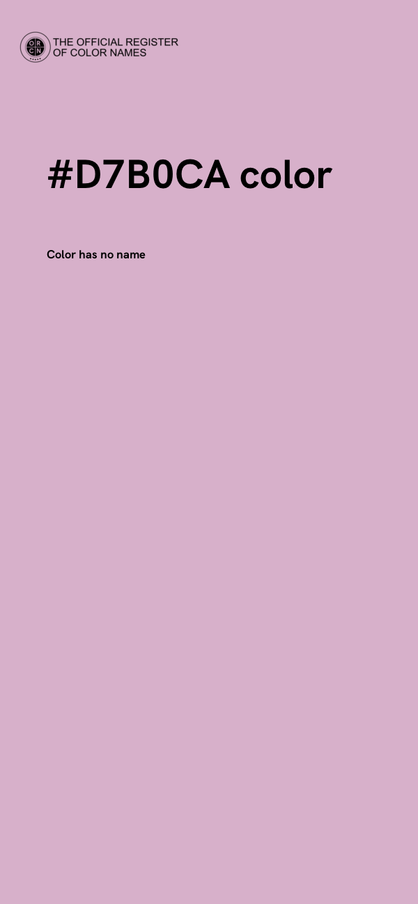 #D7B0CA color image