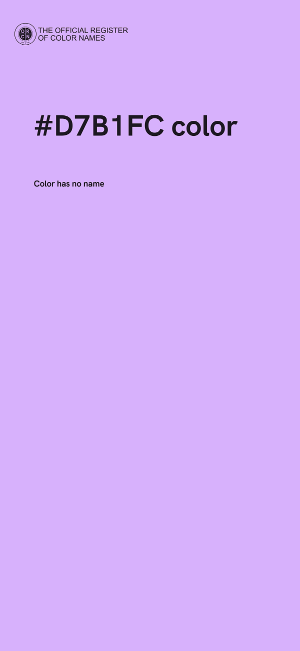 #D7B1FC color image