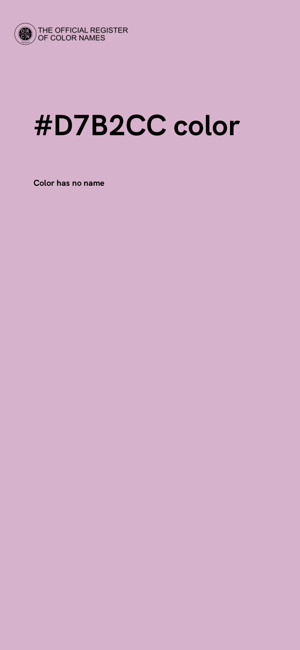 #D7B2CC color image