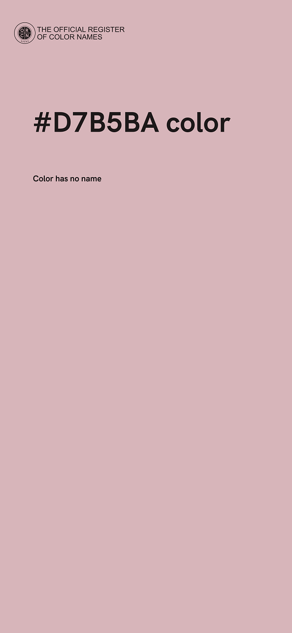 #D7B5BA color image