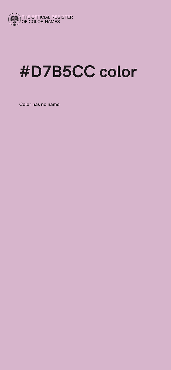 #D7B5CC color image
