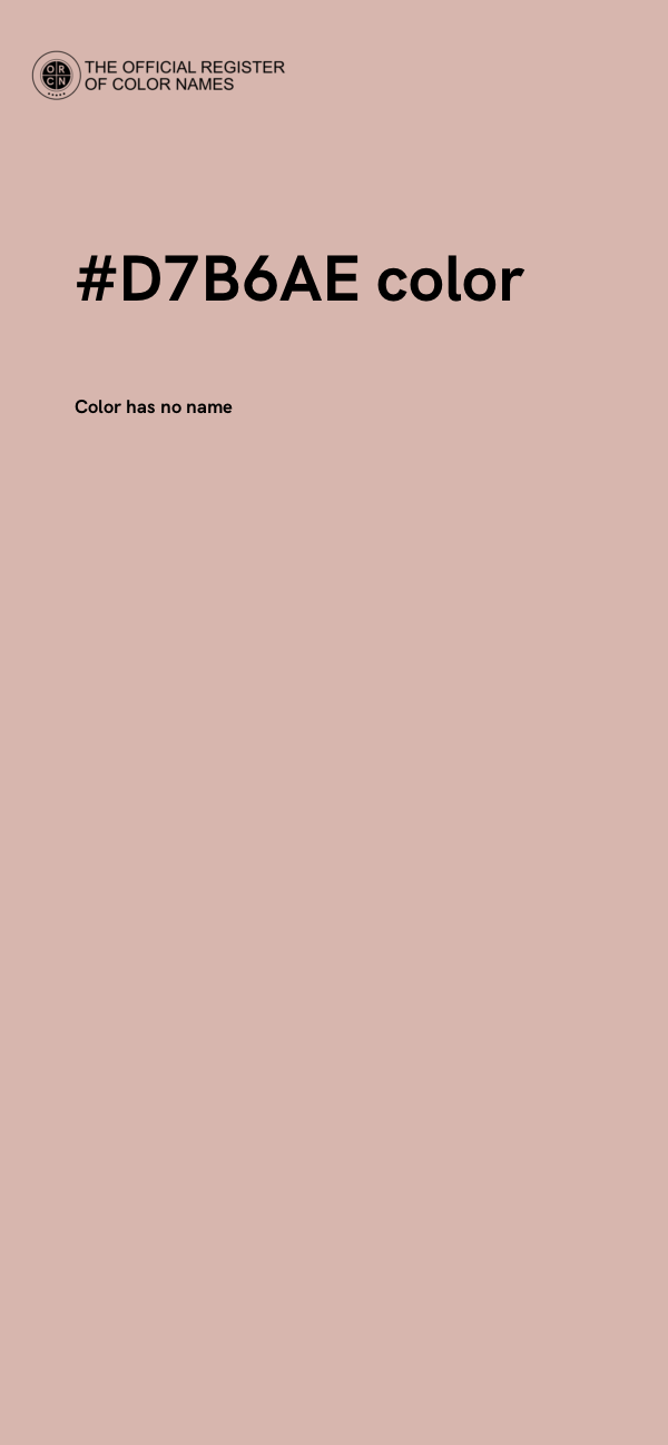 #D7B6AE color image