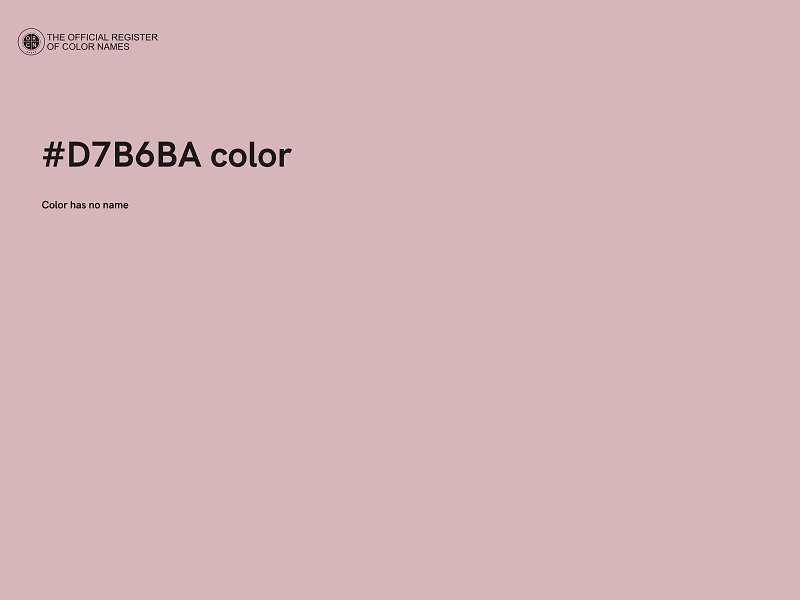 #D7B6BA color image