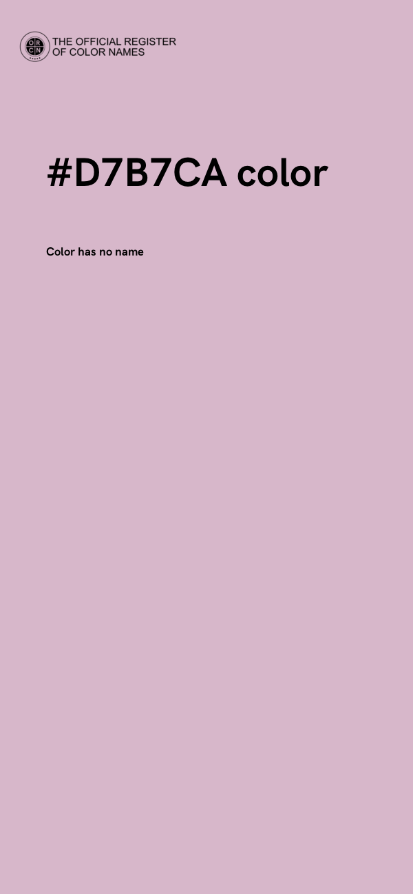#D7B7CA color image