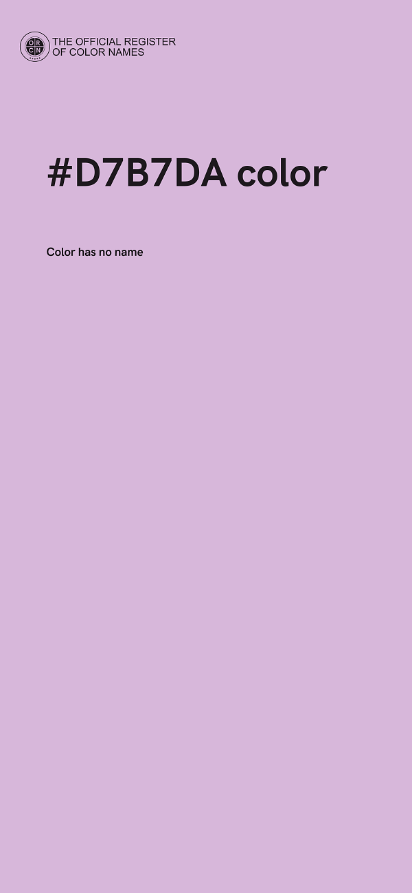 #D7B7DA color image