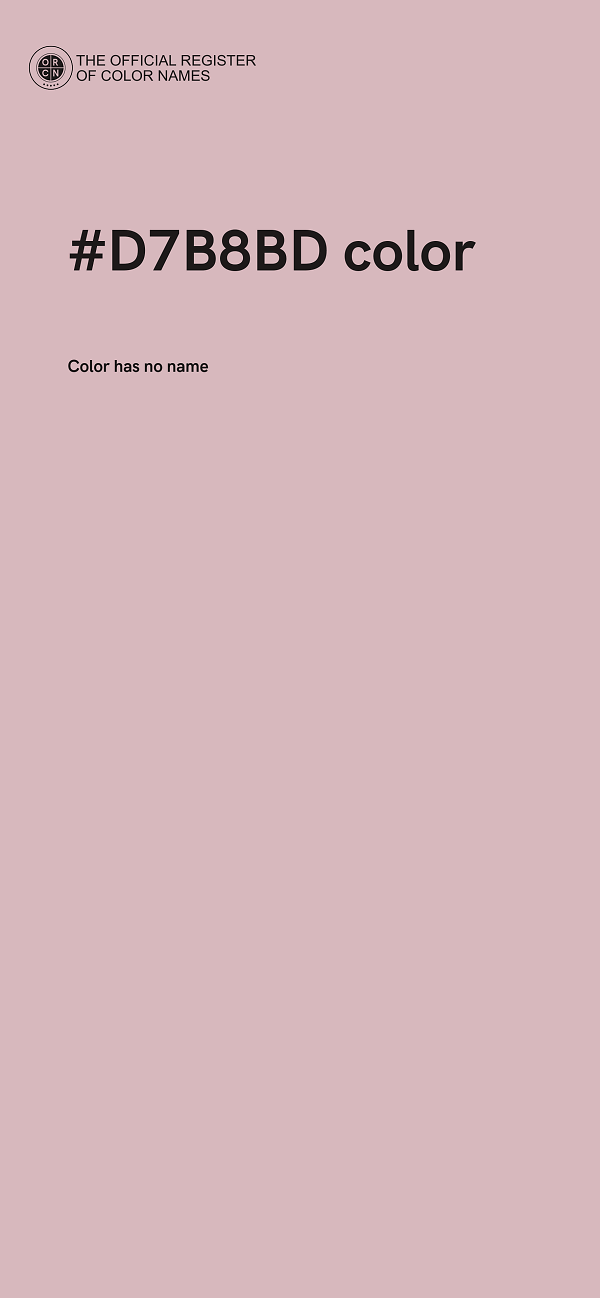 #D7B8BD color image