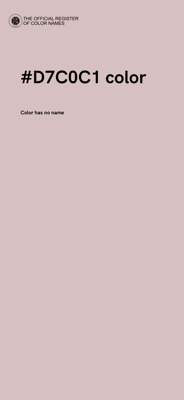 #D7C0C1 color image