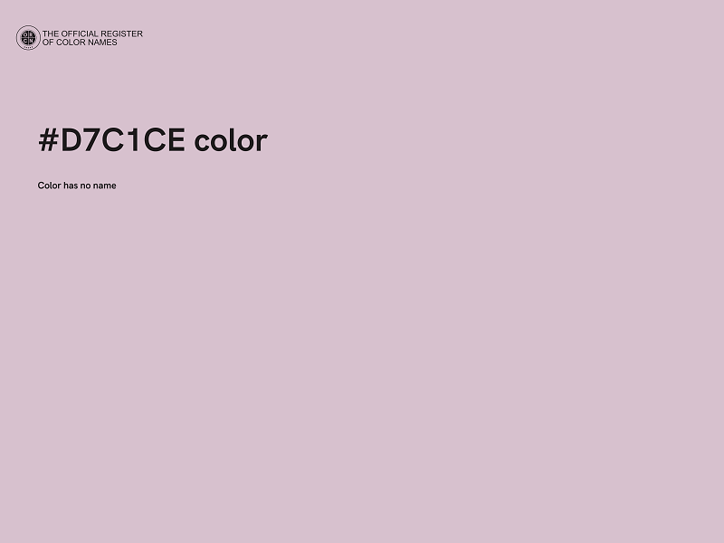 #D7C1CE color image