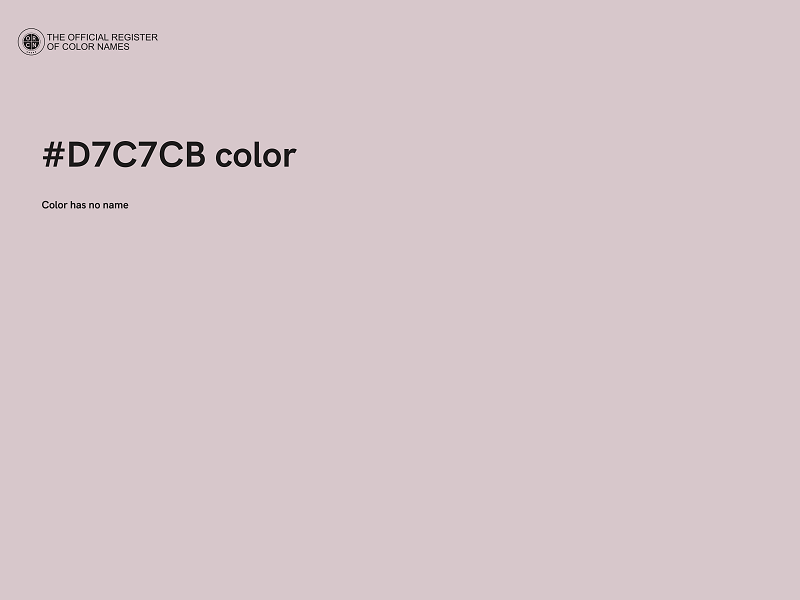 #D7C7CB color image