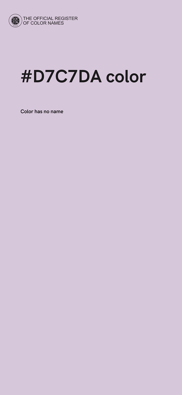 #D7C7DA color image