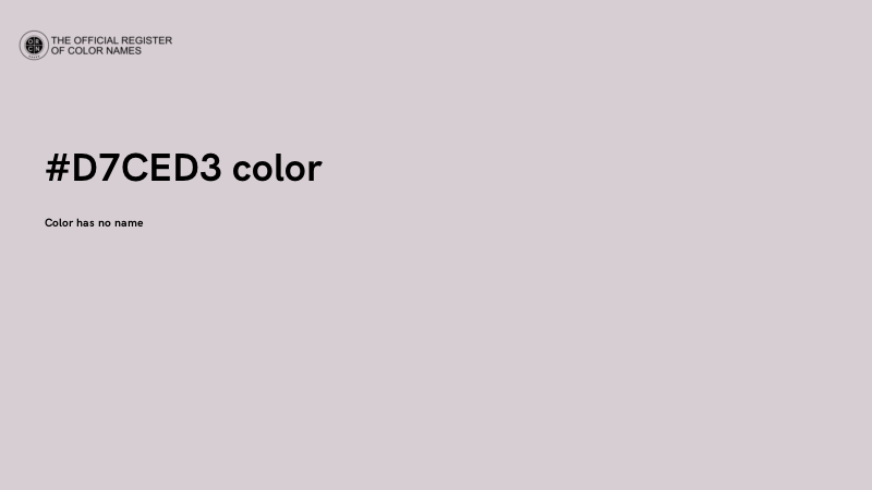 #D7CED3 color image