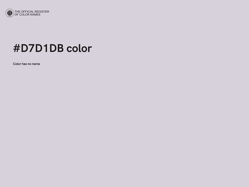 #D7D1DB color image