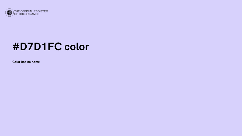 #D7D1FC color image