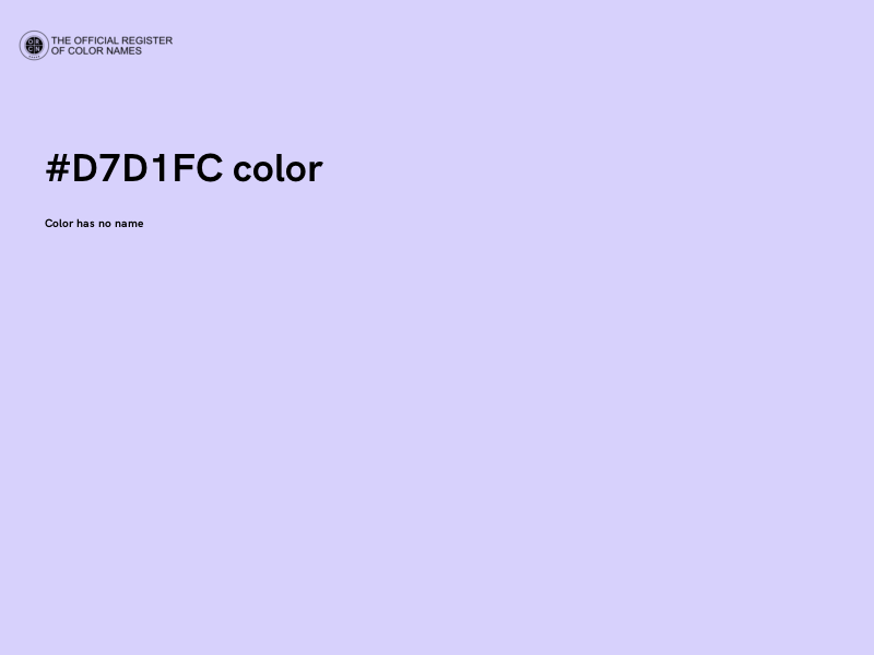 #D7D1FC color image