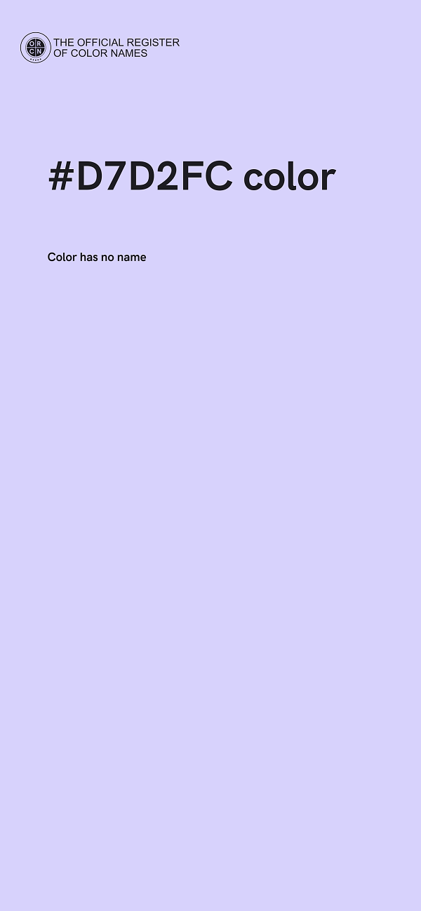 #D7D2FC color image