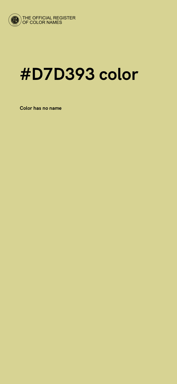 #D7D393 color image