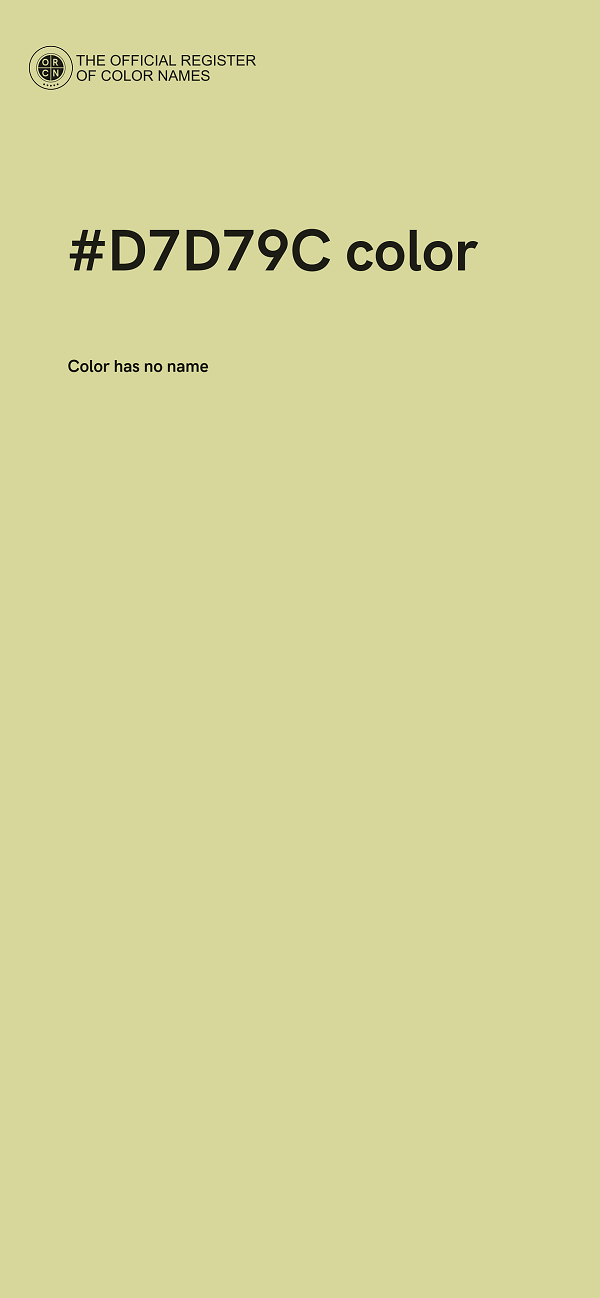 #D7D79C color image