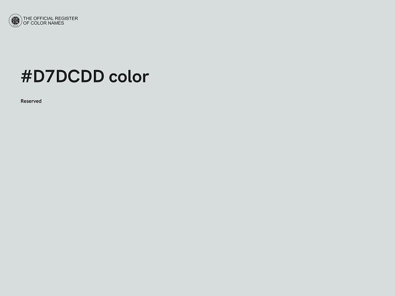 #D7DCDD color image