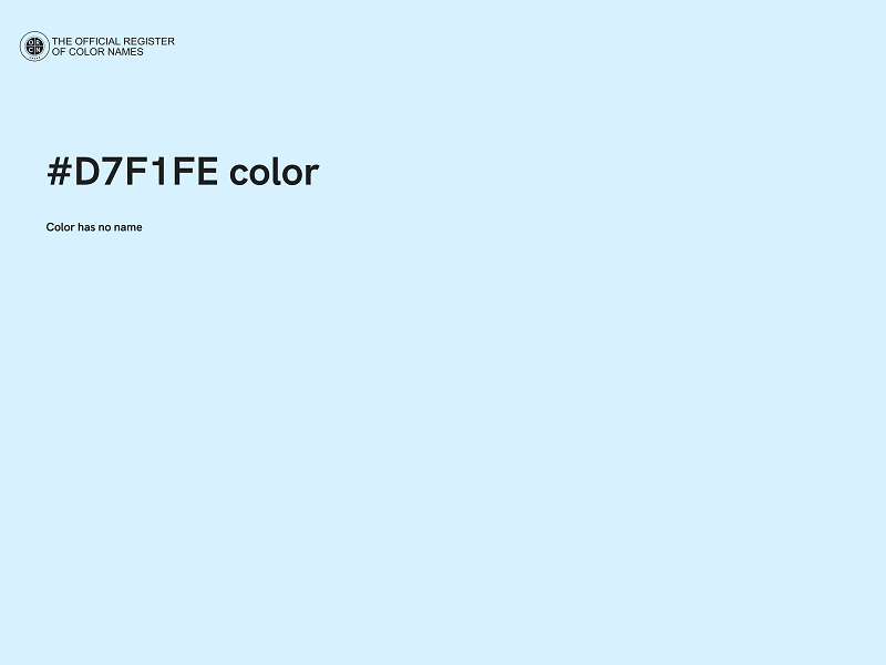 #D7F1FE color image