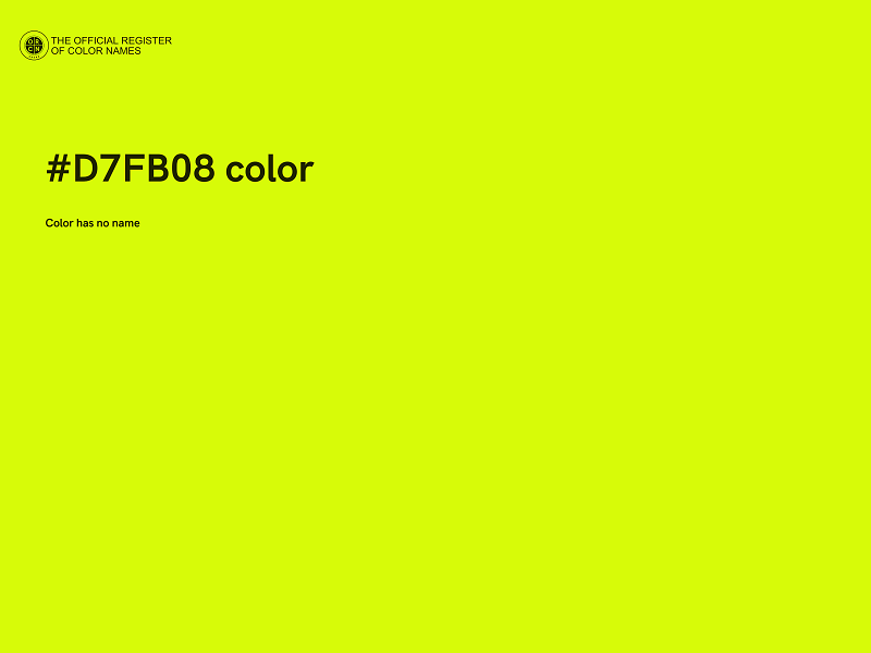 #D7FB08 color image