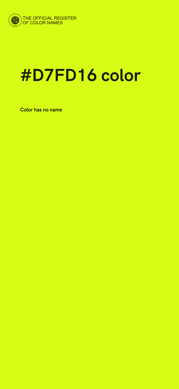 #D7FD16 color image