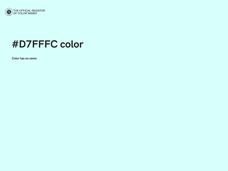 #D7FFFC color image