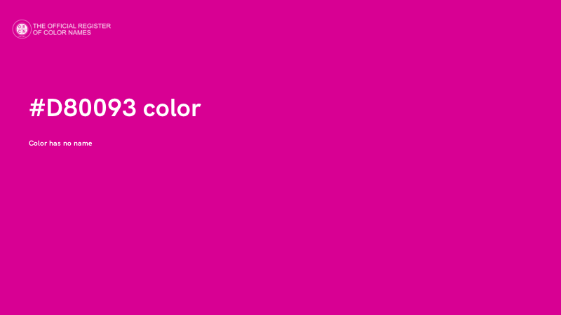 #D80093 color image