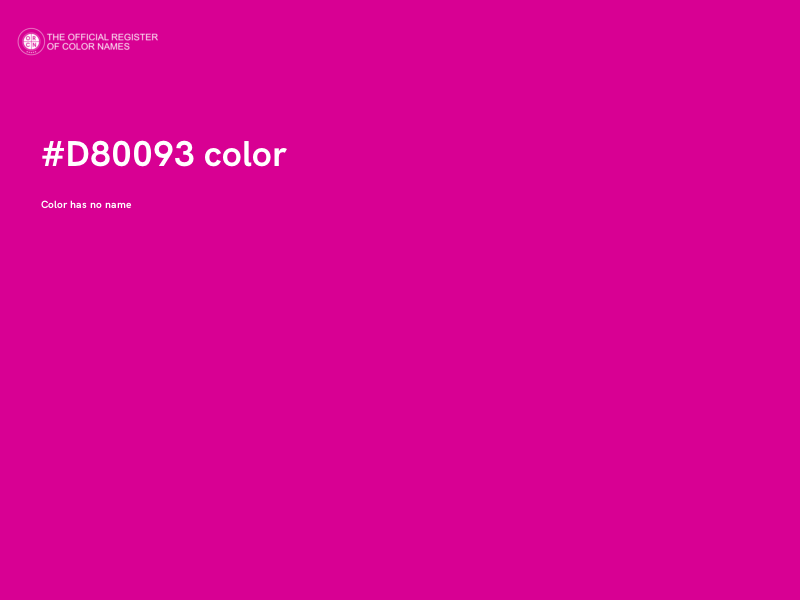 #D80093 color image