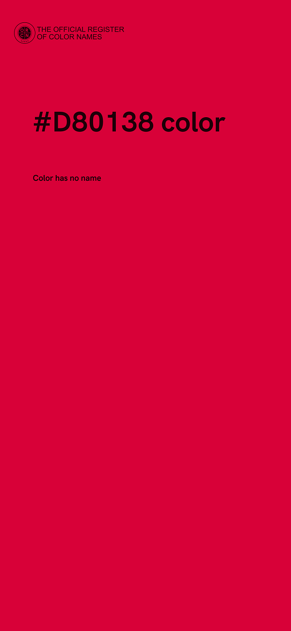 #D80138 color image