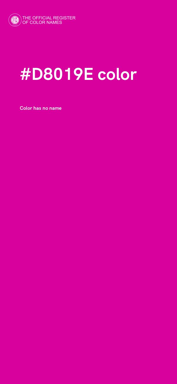 #D8019E color image