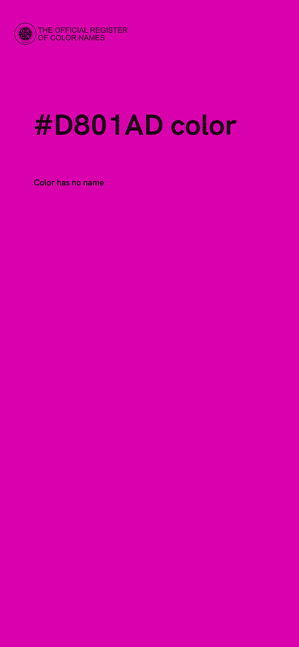 #D801AD color image