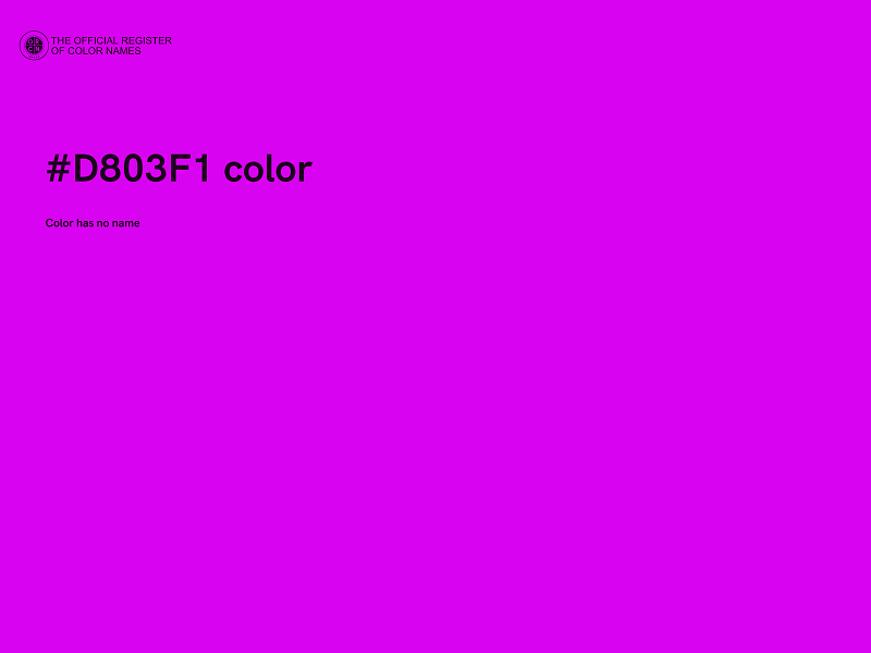 #D803F1 color image