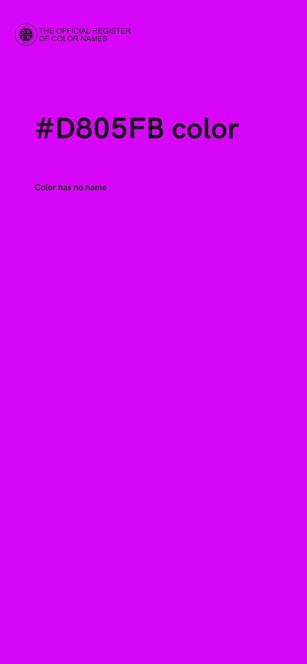 #D805FB color image