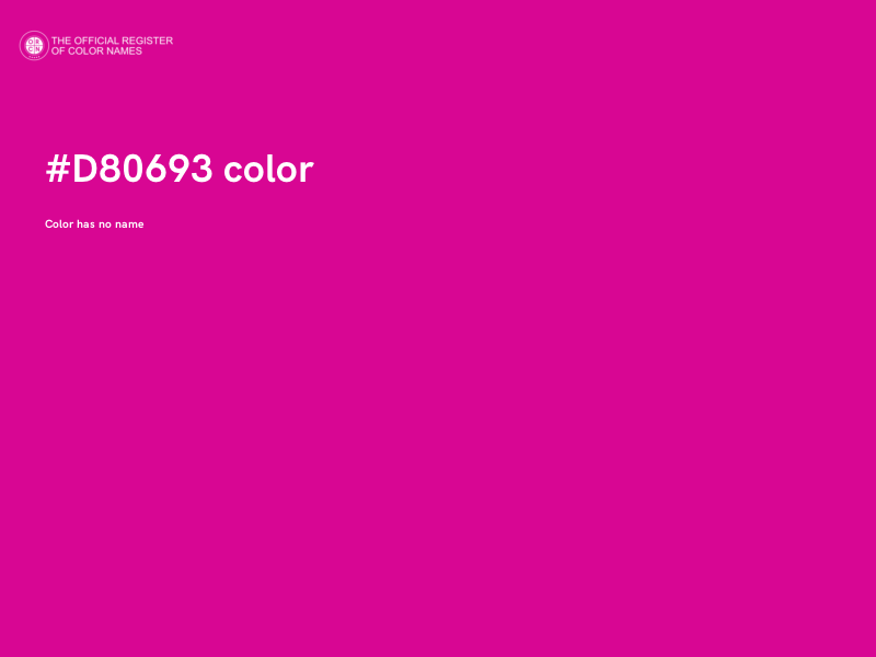 #D80693 color image