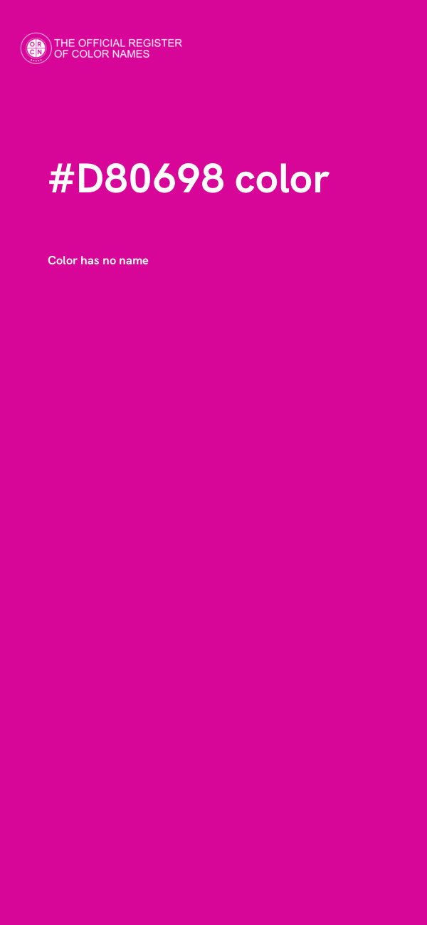 #D80698 color image