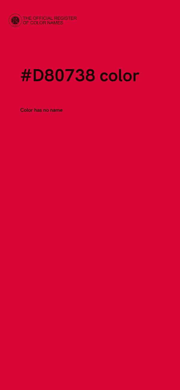 #D80738 color image