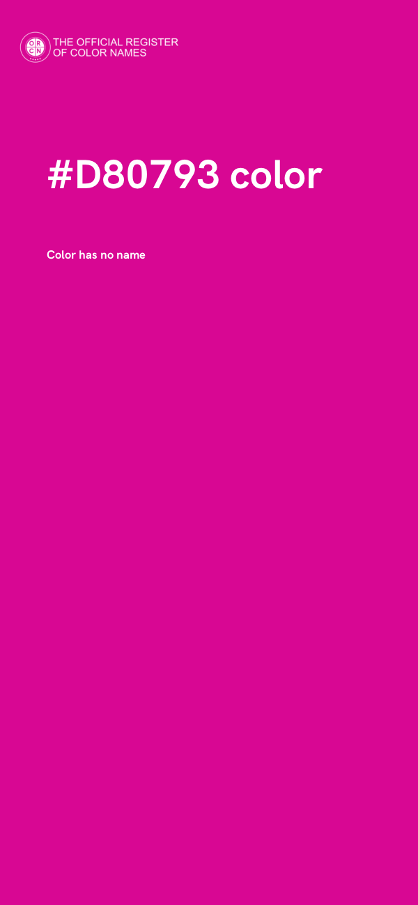#D80793 color image