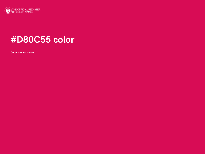 #D80C55 color image