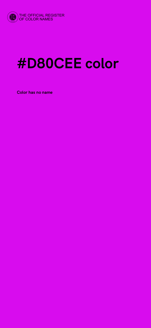 #D80CEE color image