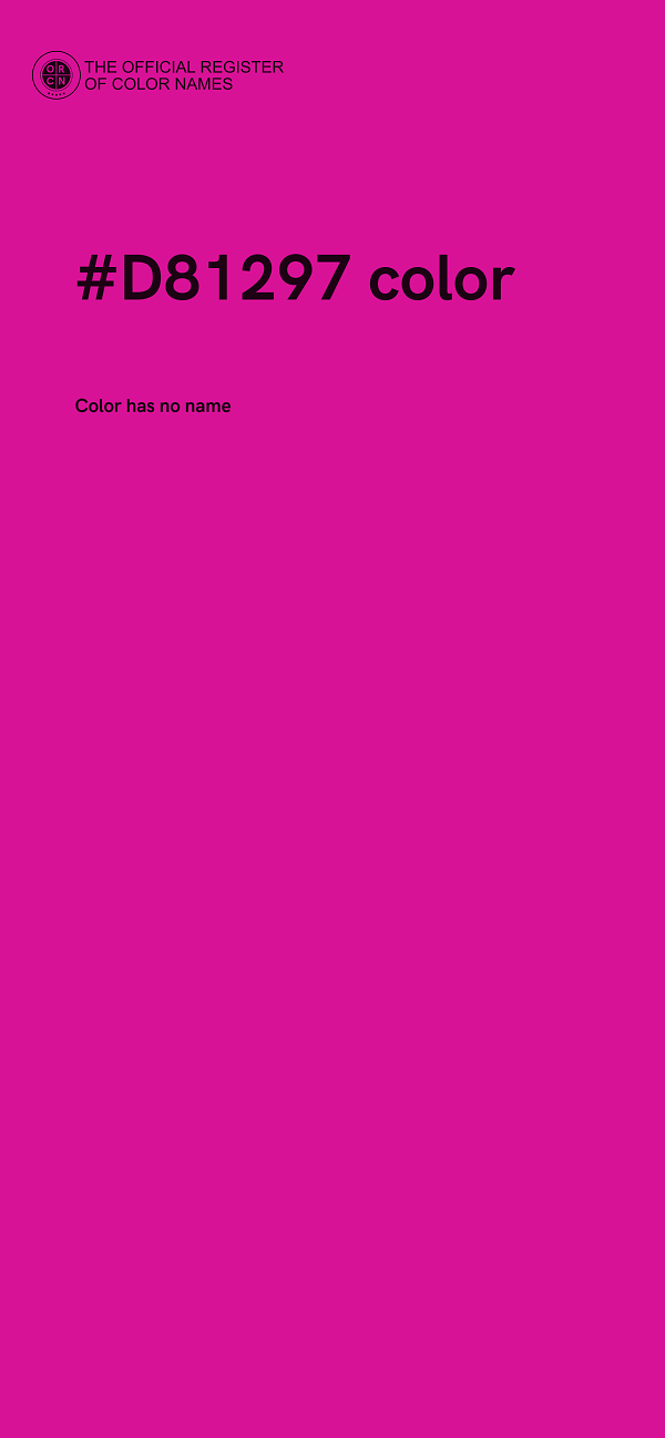 #D81297 color image