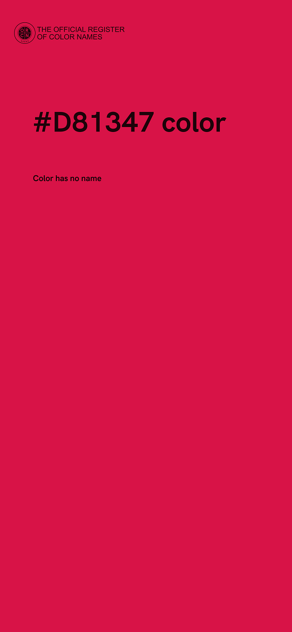 #D81347 color image