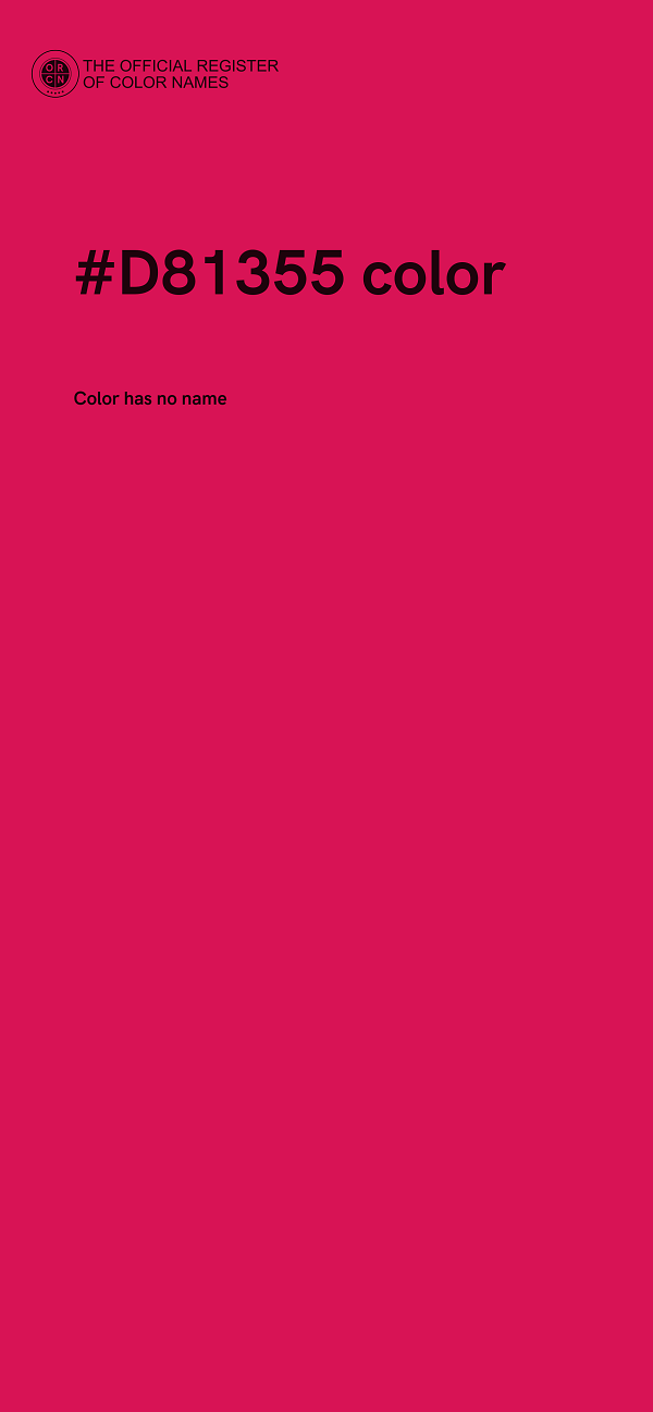 #D81355 color image