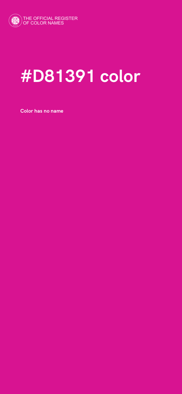 #D81391 color image