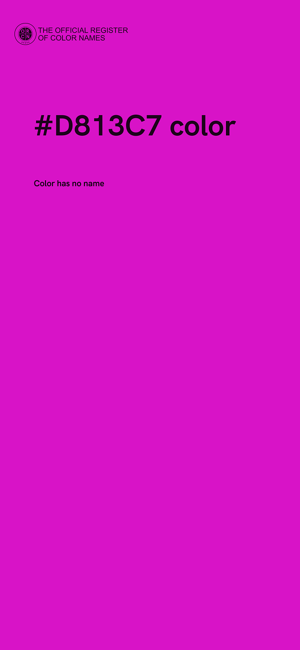 #D813C7 color image