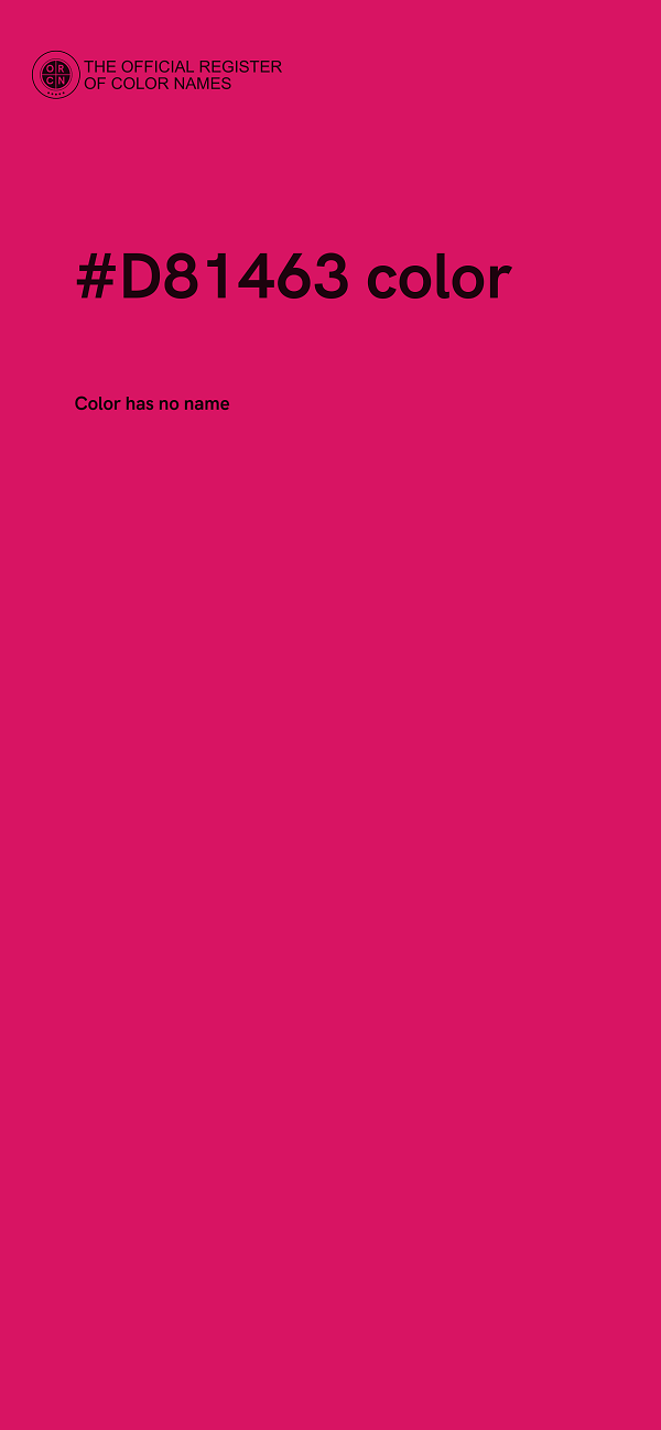 #D81463 color image