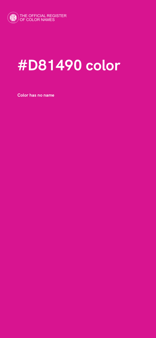 #D81490 color image