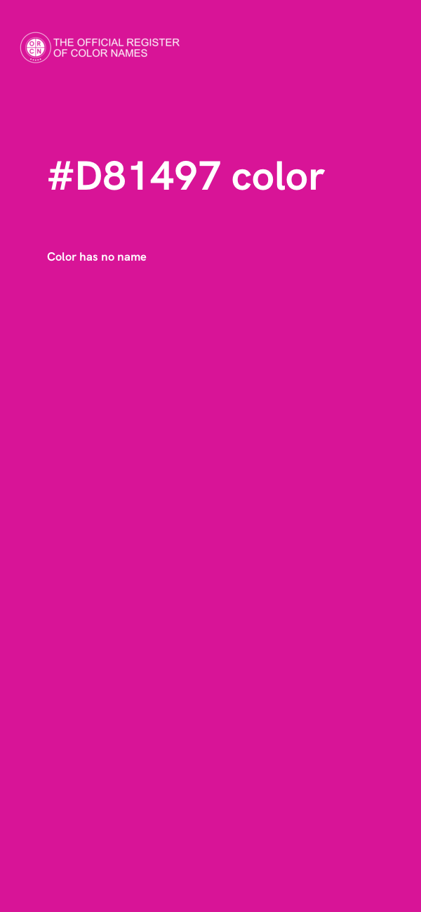 #D81497 color image
