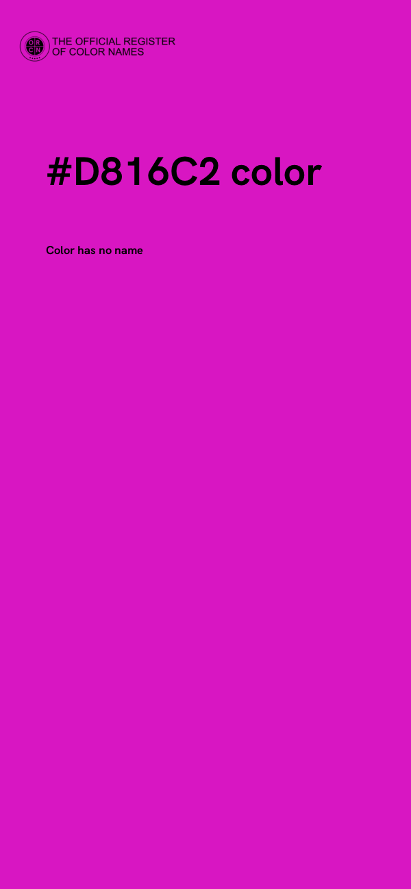 #D816C2 color image