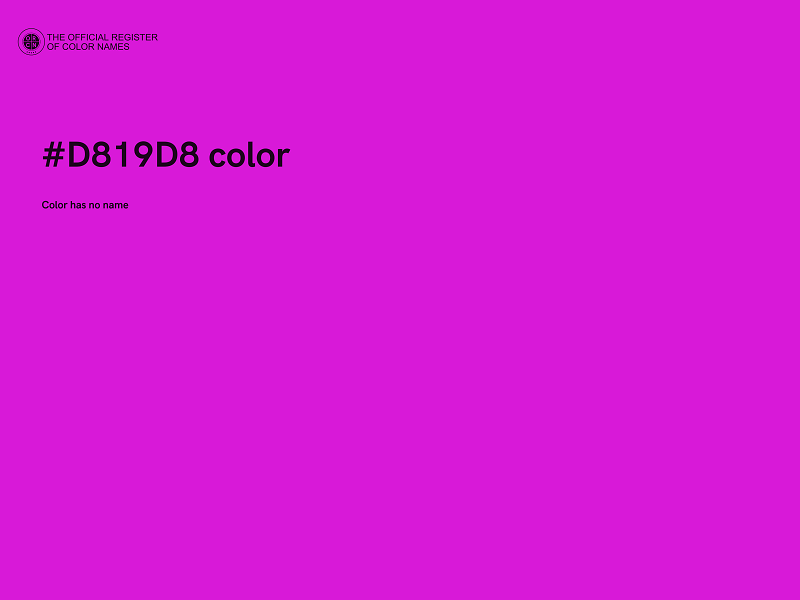 #D819D8 color image