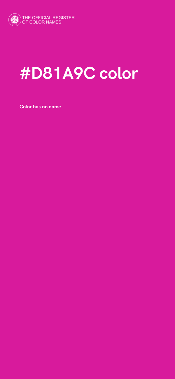 #D81A9C color image